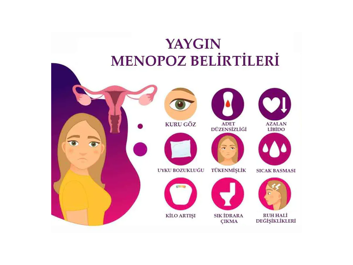 Sık görülen menopoz belirtileri